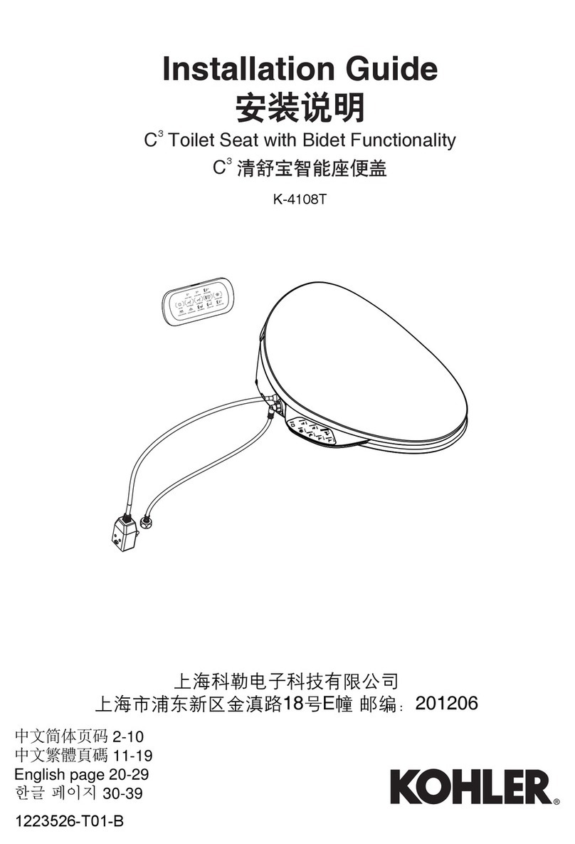 Kohler K-4108T Operating and maintenance instructions Kohler K-4108T Operating and maintenance instructions