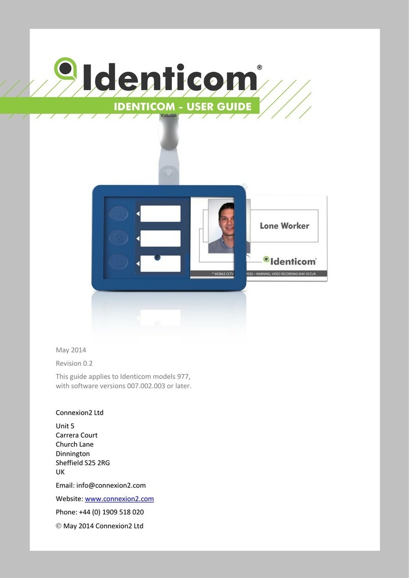 Connexion2 Identicom user guide