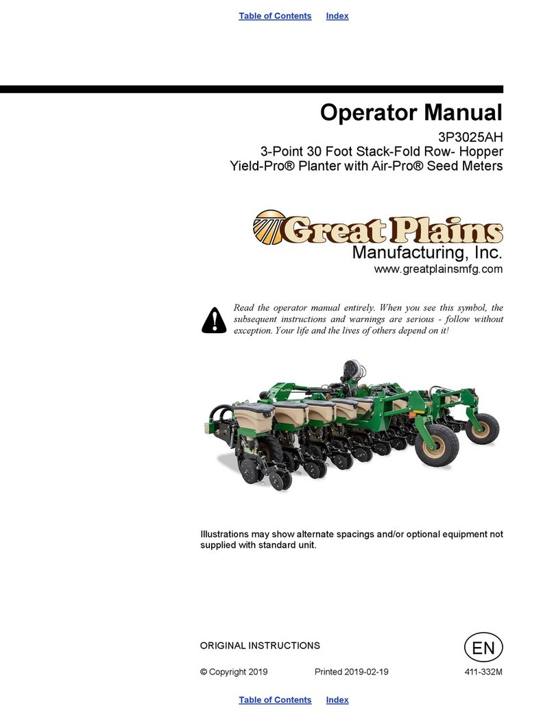 GREAT PLAINS Yield-Pro 3P3025AH Operator's manual