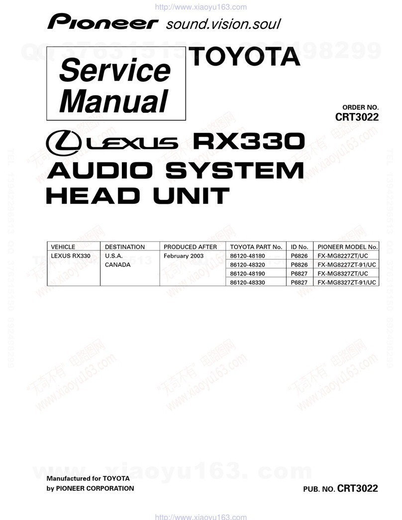 Pioneer FX-MG8227ZT/UC User manual
