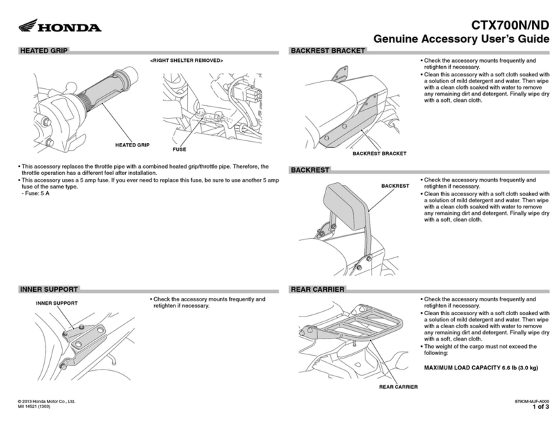 Honda CTX700N user guide