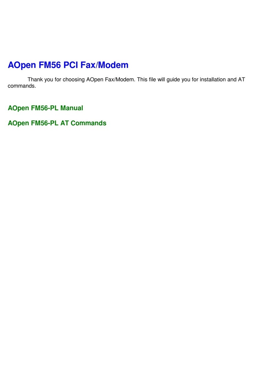 AOpen FM56 manual
