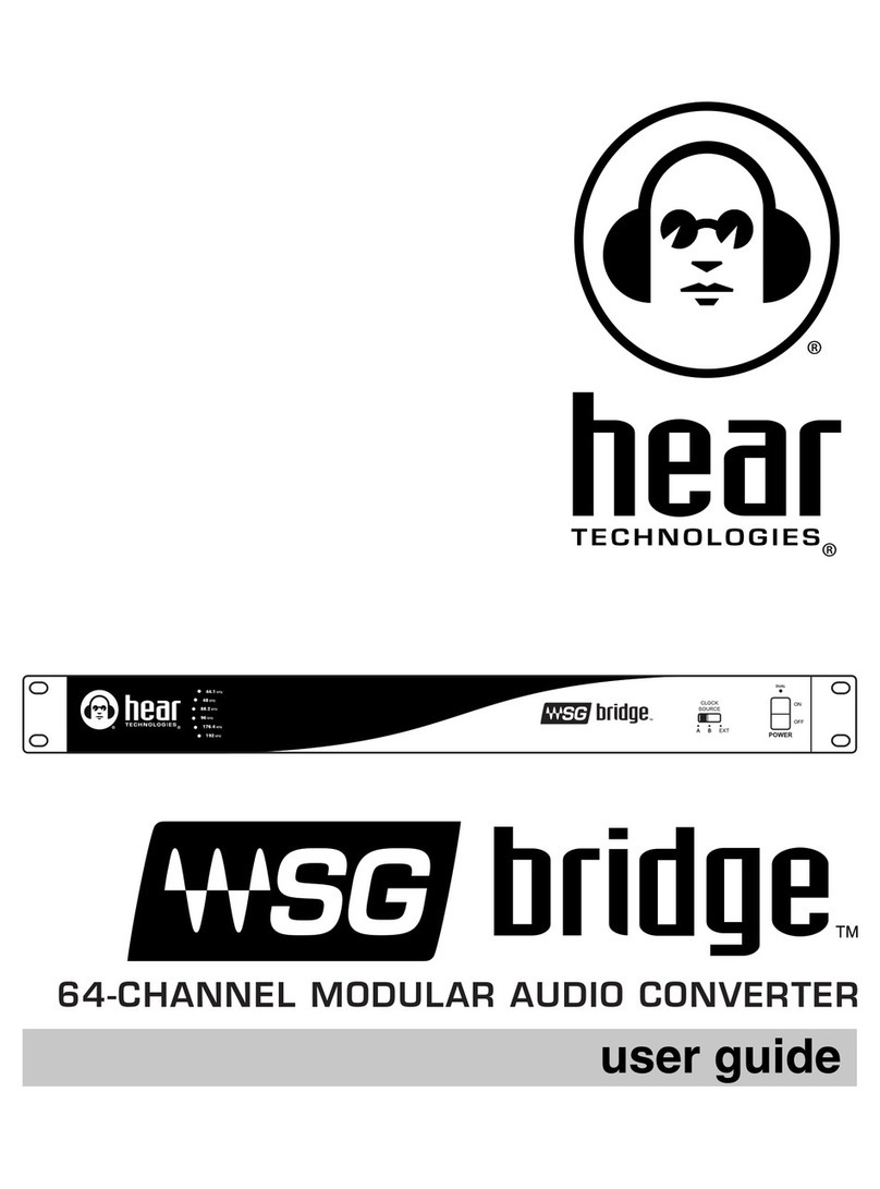 Hear Technologies WSG Bridge User manual