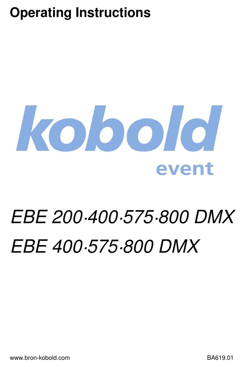Kobold EBE 200.400.575.800 DMX operating instructions