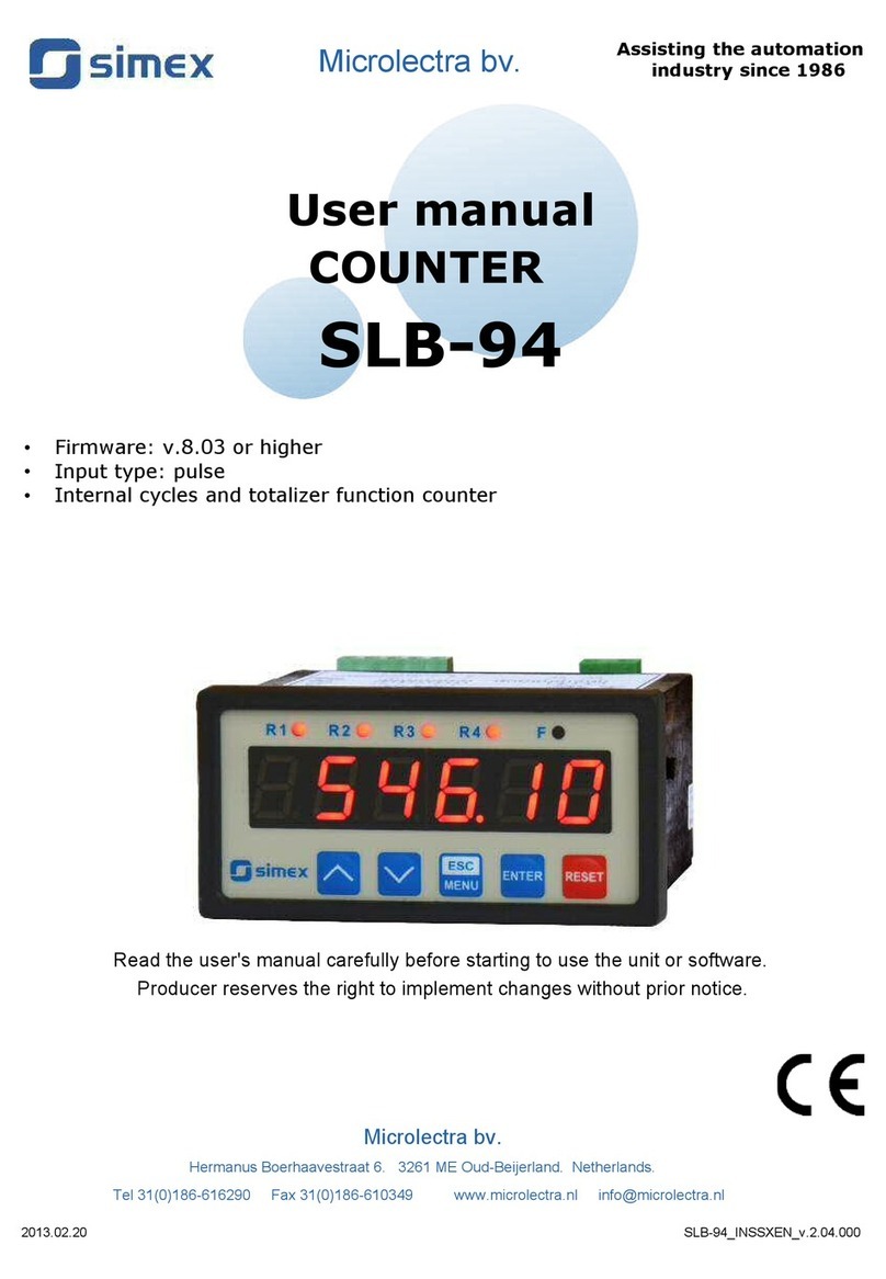 Simex SLB-94 User manual