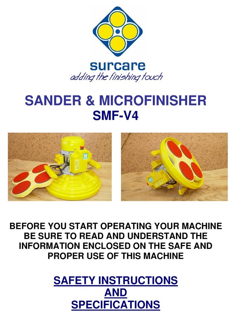Surcare SMF-V4 Safety instructions