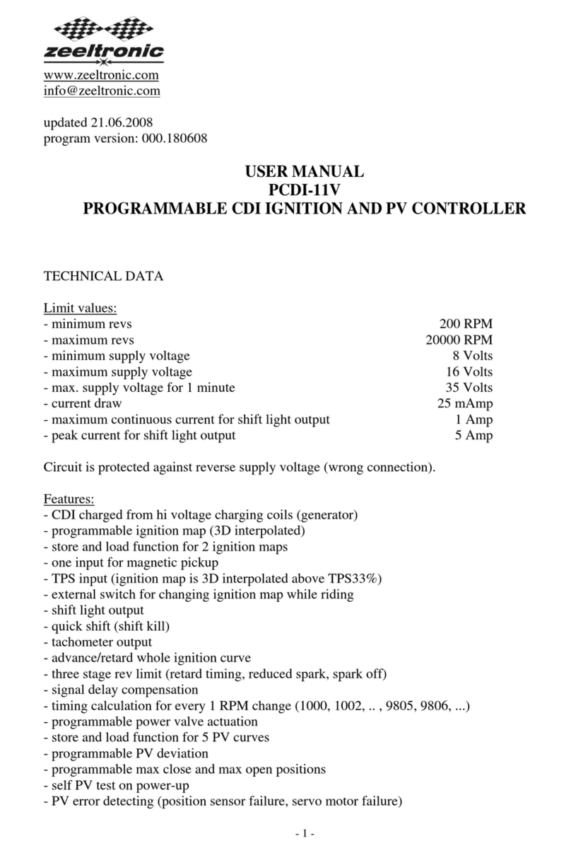 zeeltronic PCDI-11V user manual