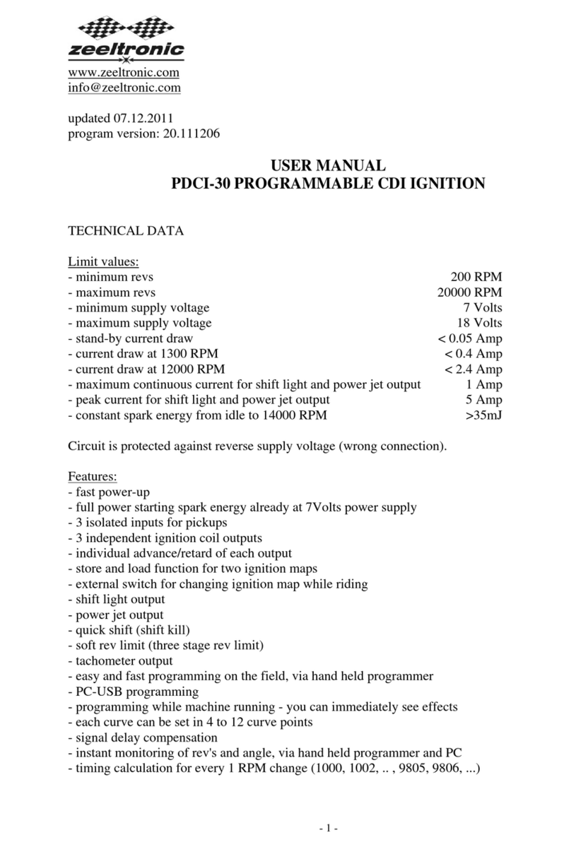 zeeltronic PDCI-30 user manual