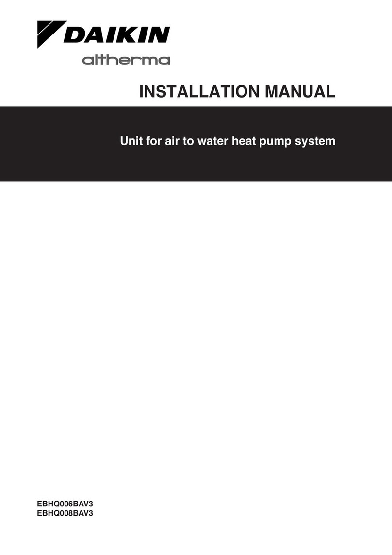 Daikin EBHQ006BAV3 installation manual