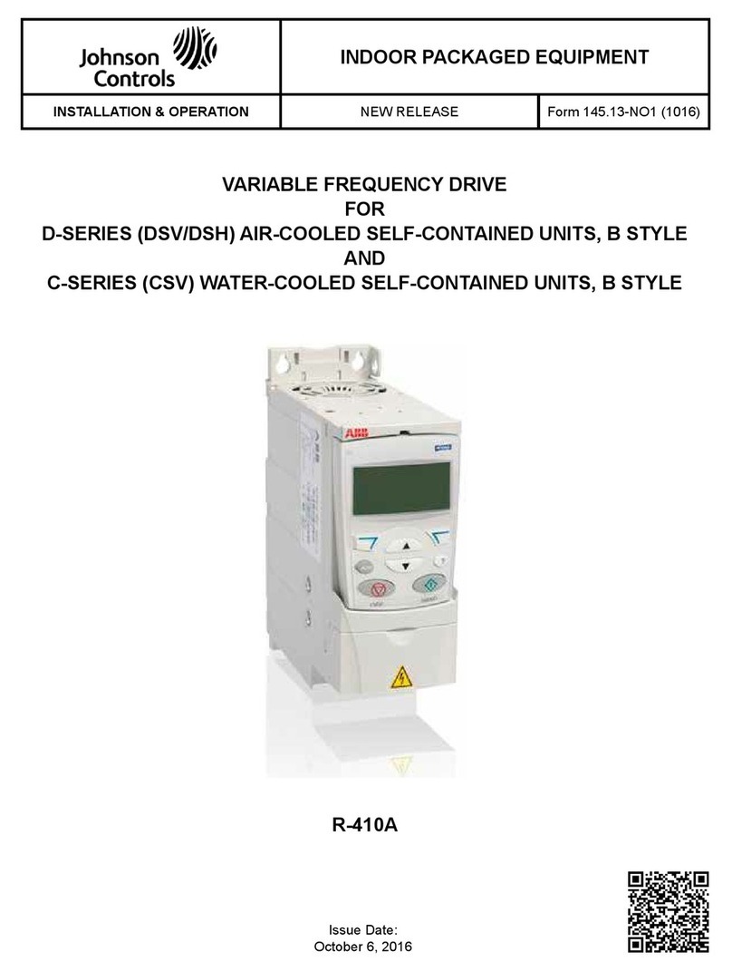 Johnson Controls VFD-2DS-234HE-2 Installation & operation