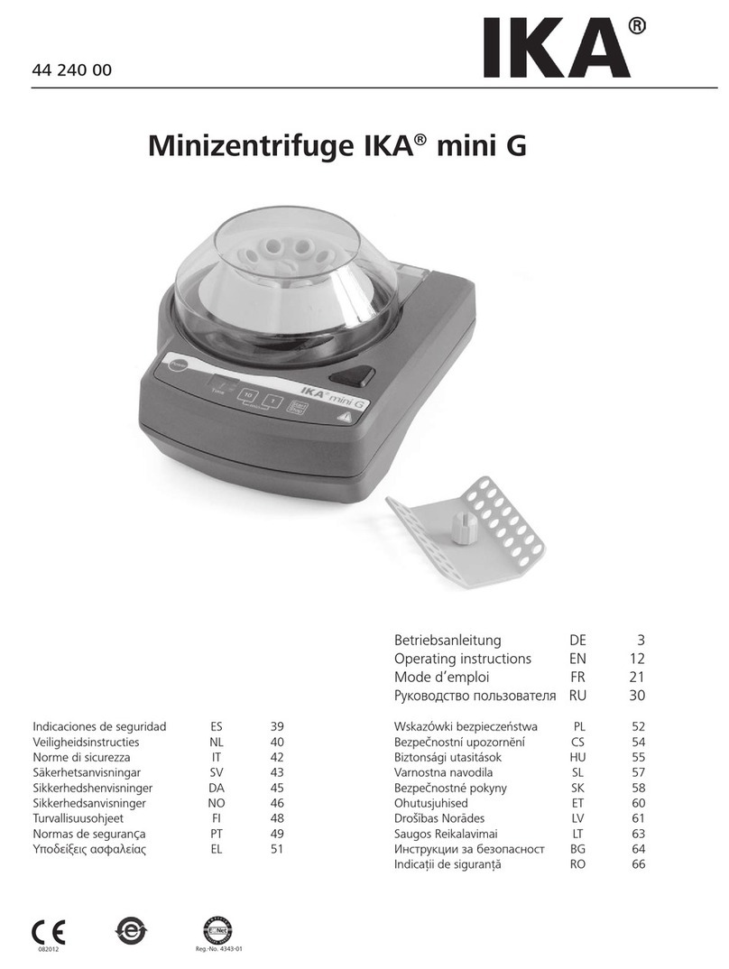 IKA mini G User manual