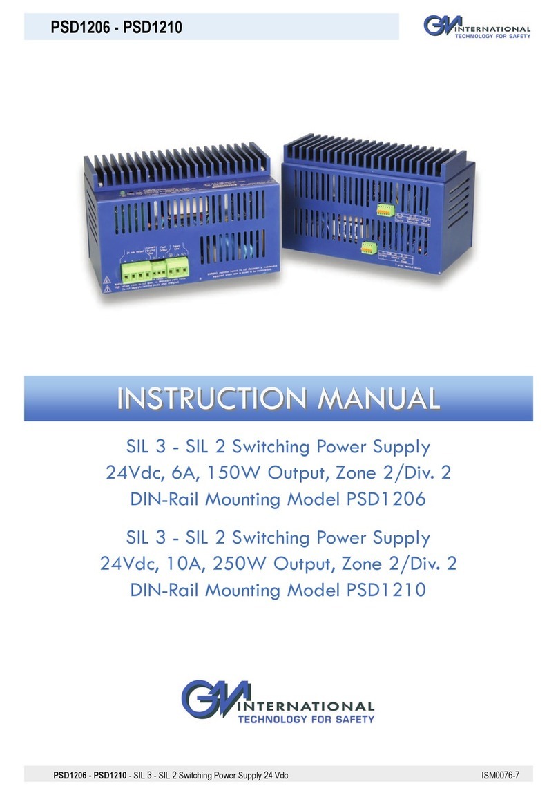 GM International PSD1210 instruction manual