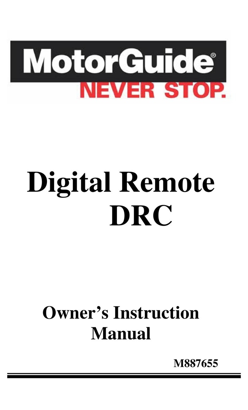 MotorGuide MVUDRC01 Owner's instruction manual
