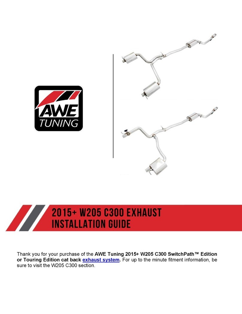 AWE Tuning 2015+ W205 C300 installation guide