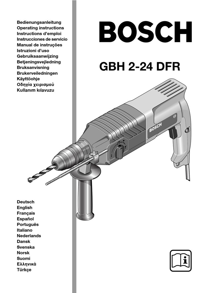 Bosch GBH 2-24 DFR User manual