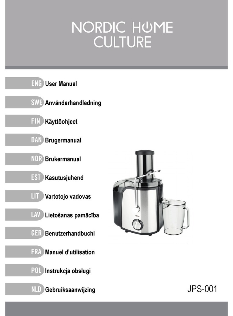 Nordic Home Culture JPS-001 user manual