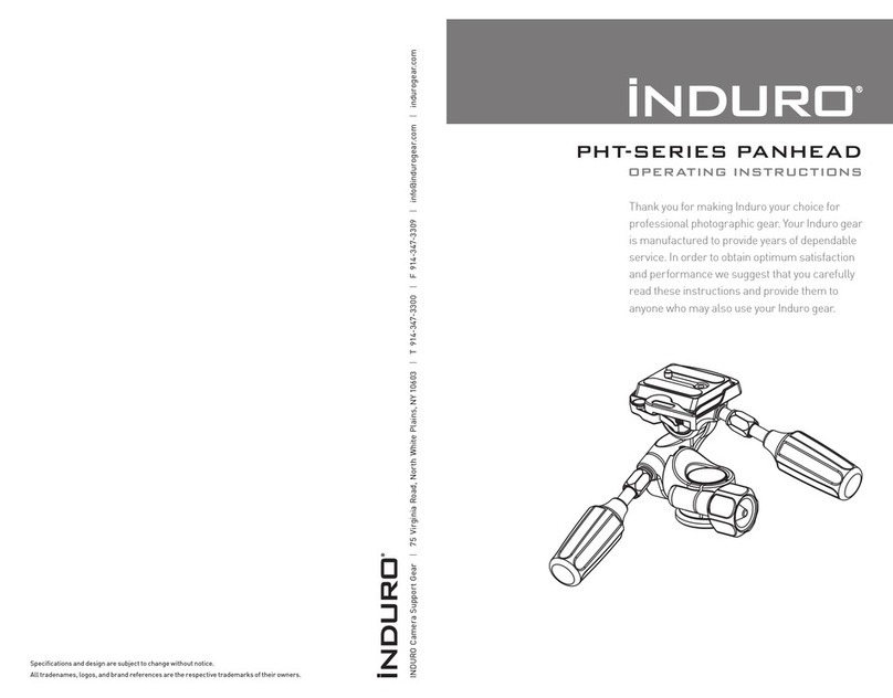 Induro PHT Series operating instructions