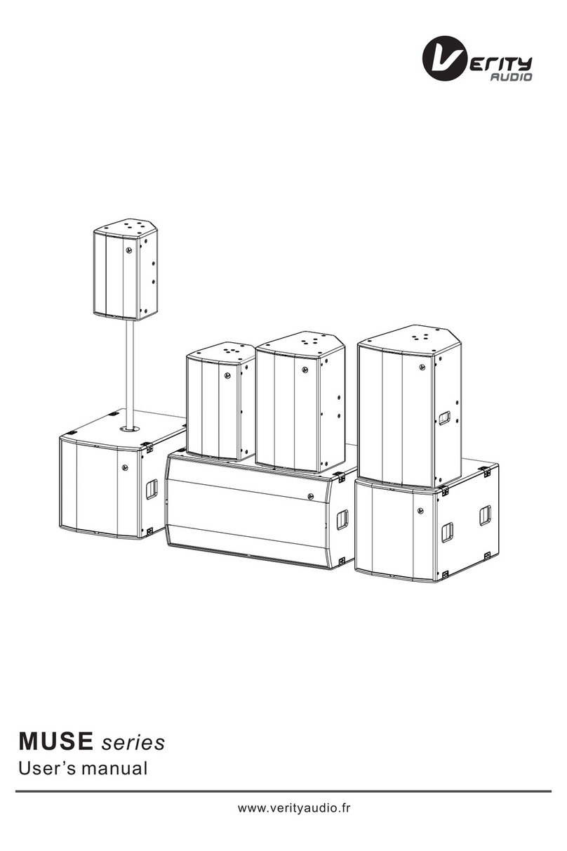 Verity Audio MUSE Series user manual