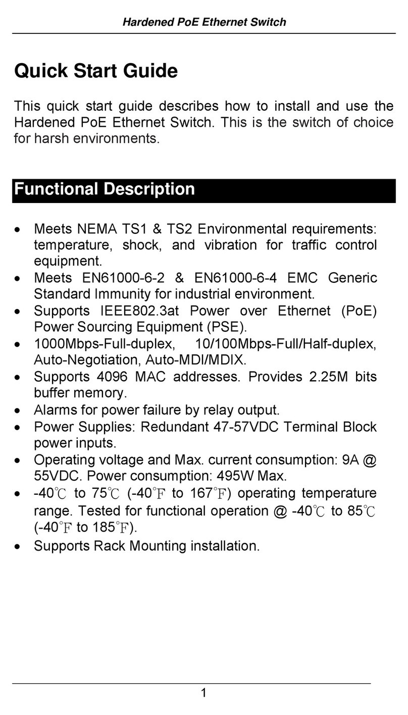 EtherWAN EX49122A-05T User manual