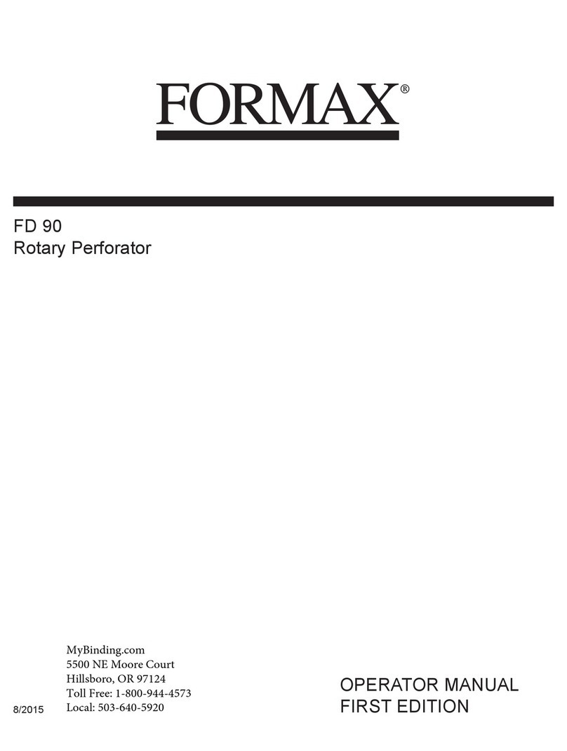 Formax FD 90 User manual