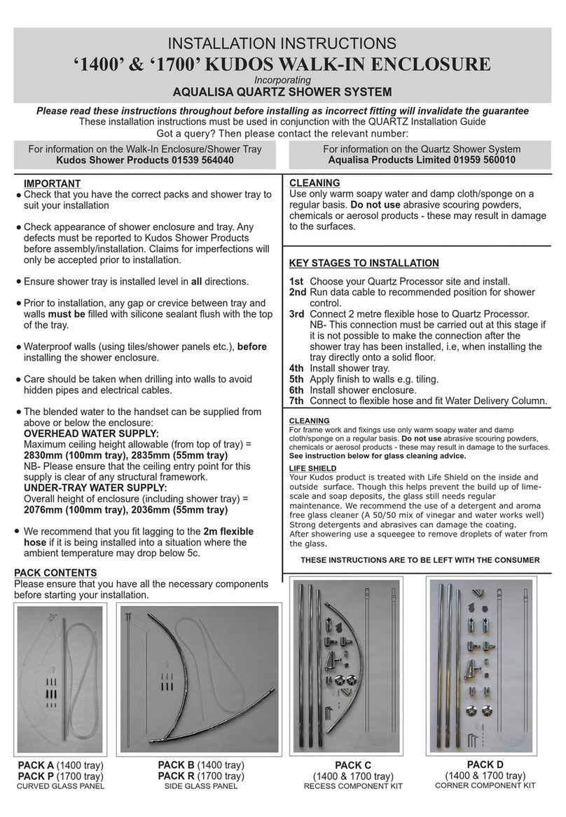 KUDOS 1700 installation instructions