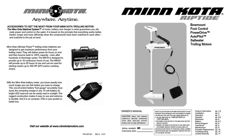 MINN KOTA Riptide User manual MINN KOTA Riptide User manual
