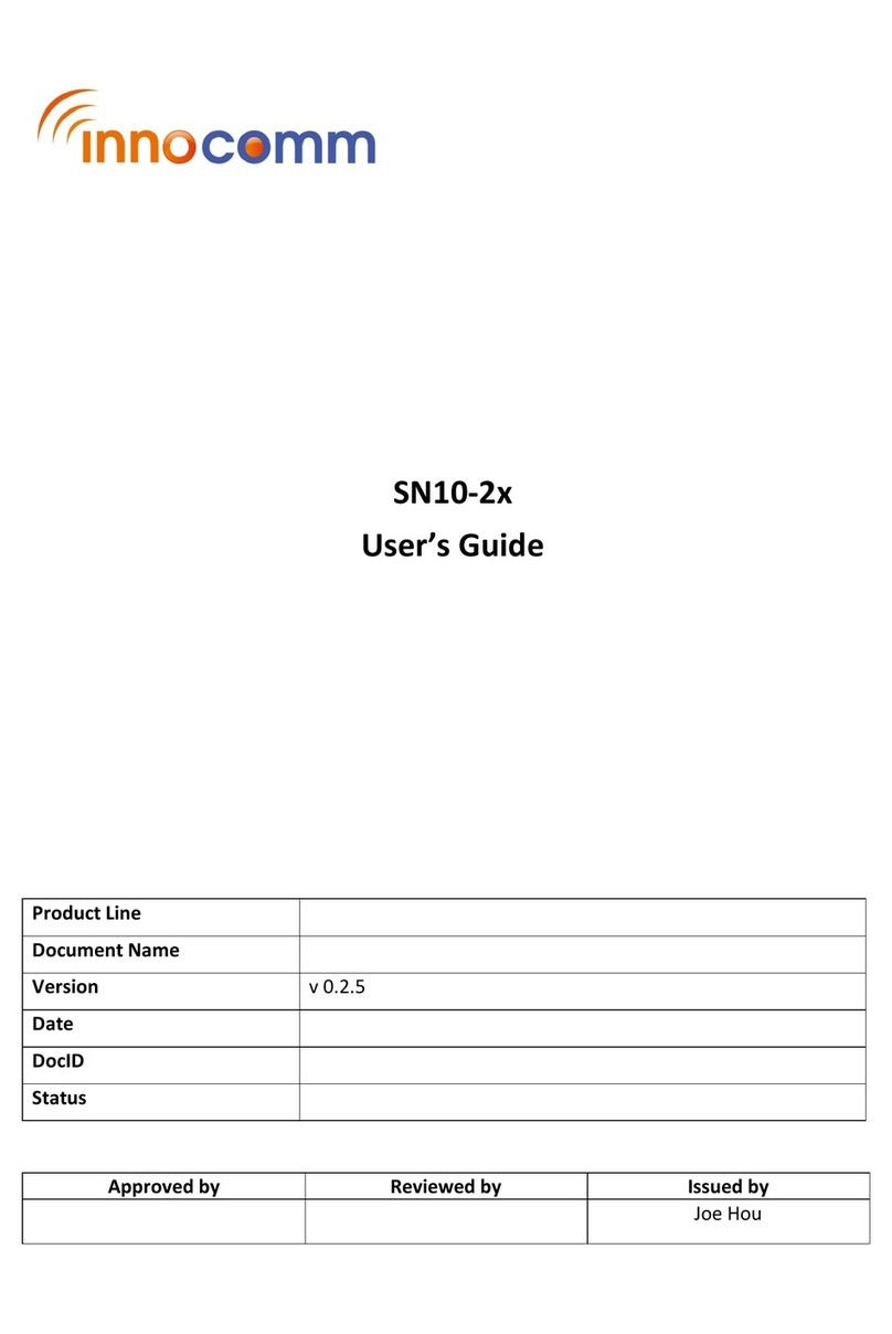 Innocomm SN10-2 series user guide Innocomm SN10-2 series user guide