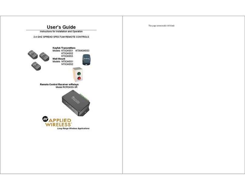 Applied Wireless KTX24SS User manual