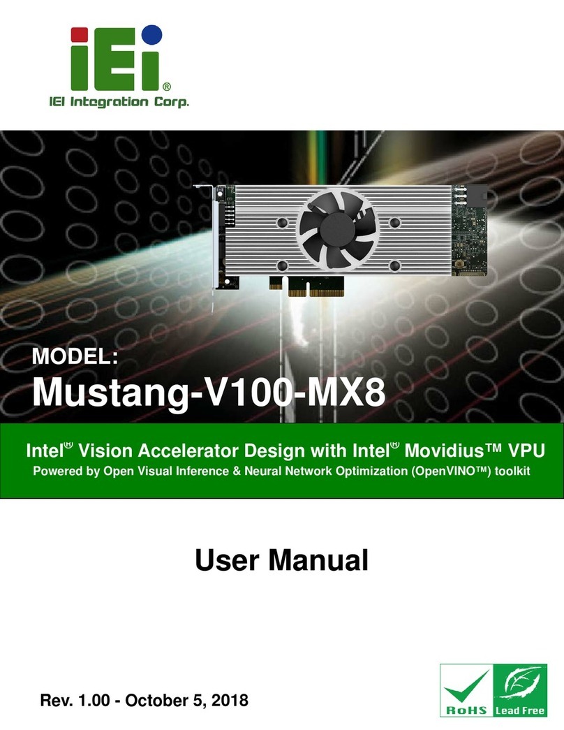 IEI Technology Mustang-V100-MX8 user manual