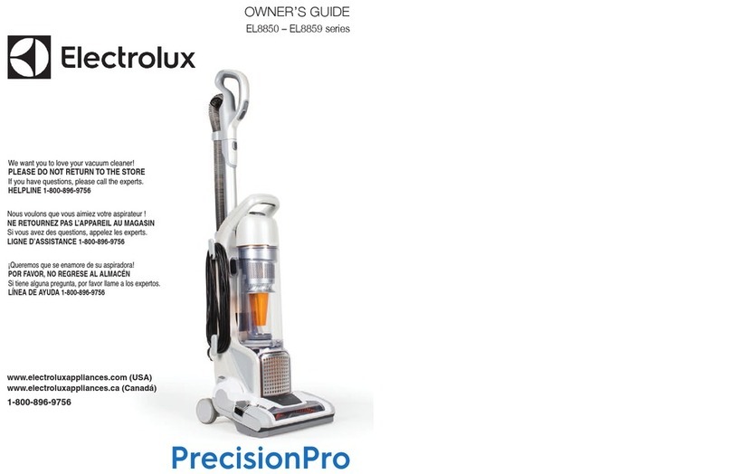 Electrolux PrecisionPro EL8850 Series User manual