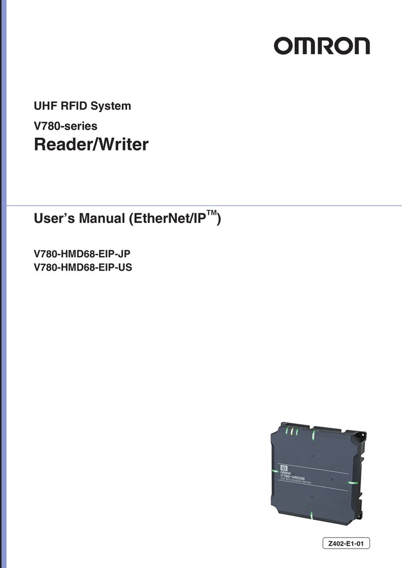 Omron V780-Series User manual Omron V780-Series User manual