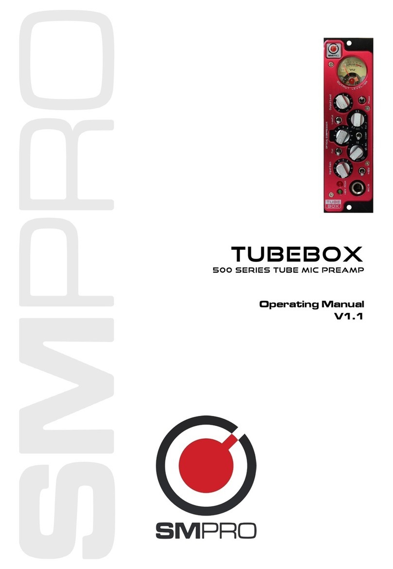 SM Pro 500 Series operating manual