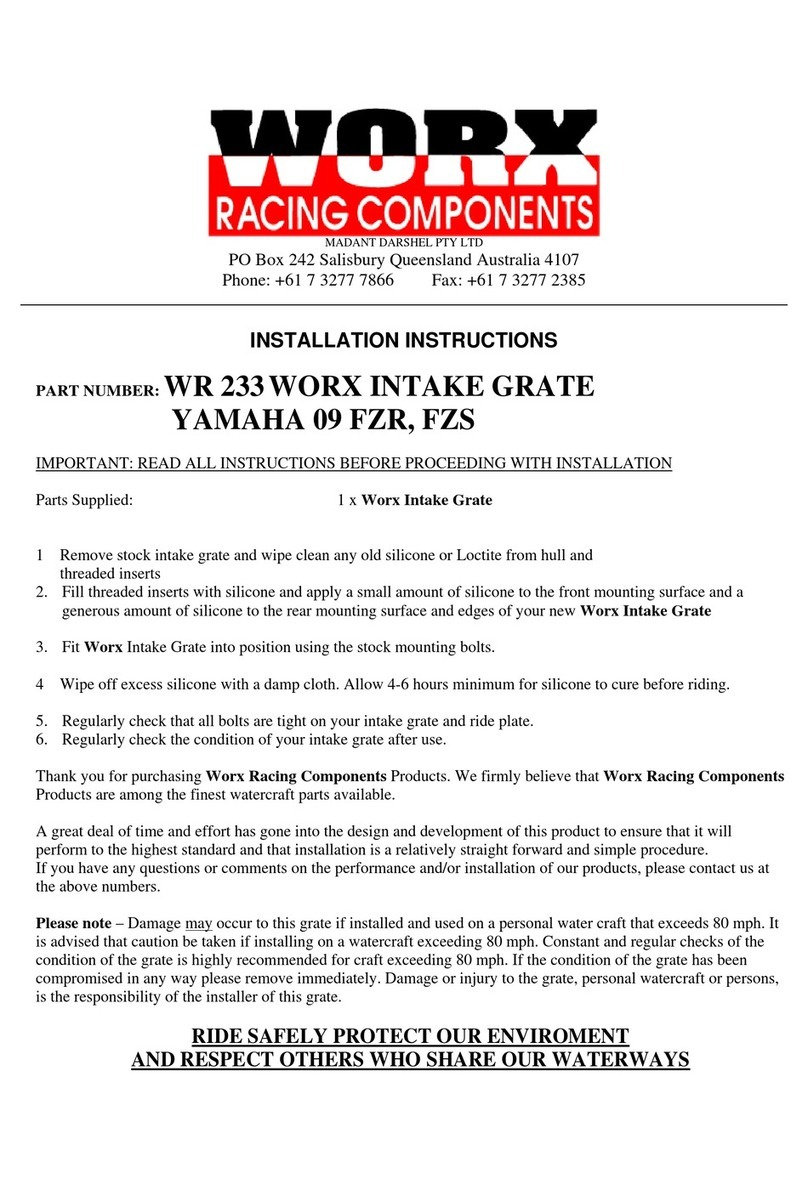 Worx WR 233 installation instructions