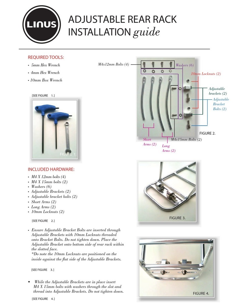 Linus Adjustable Rear Rack installation guide