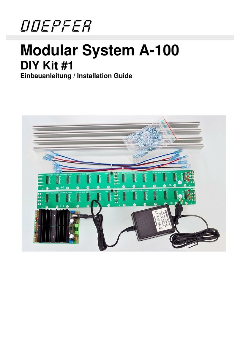 DOEPFER A-100 DIY Kit 1 installation guide