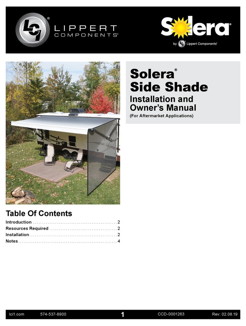 Lippert Components Solera Installation instructions Lippert Components Solera Installation instructions