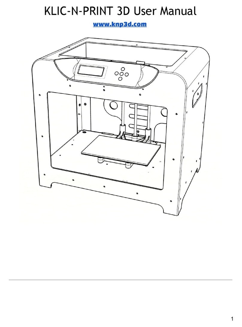 KLIC-N-KUT KLIC-N-PRINT 3D user manual