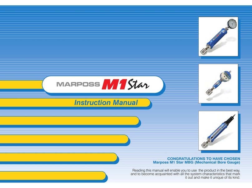 marposs M1 Star MBG instruction manual