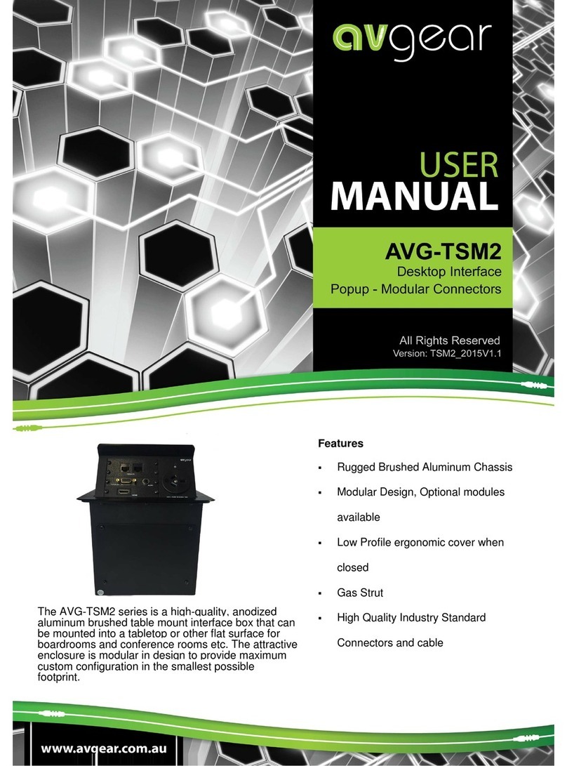 AVGear AVG-TSM2 series user manual