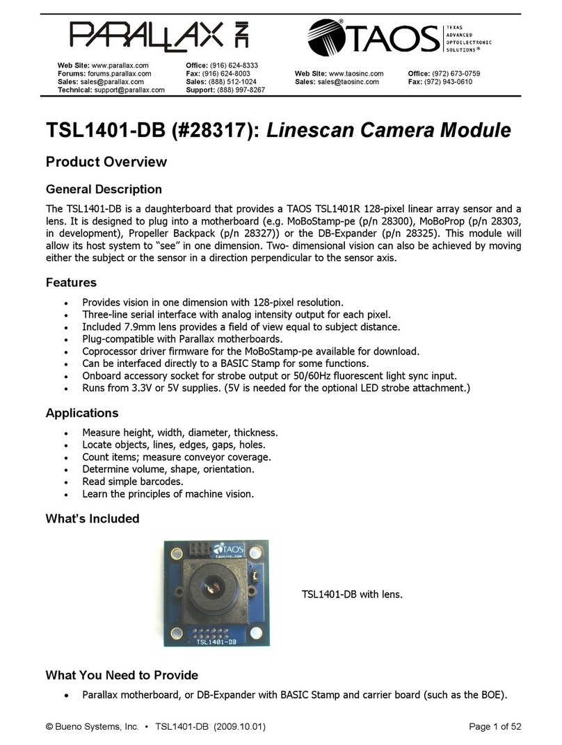 Parallax TSL1401-DB User manual