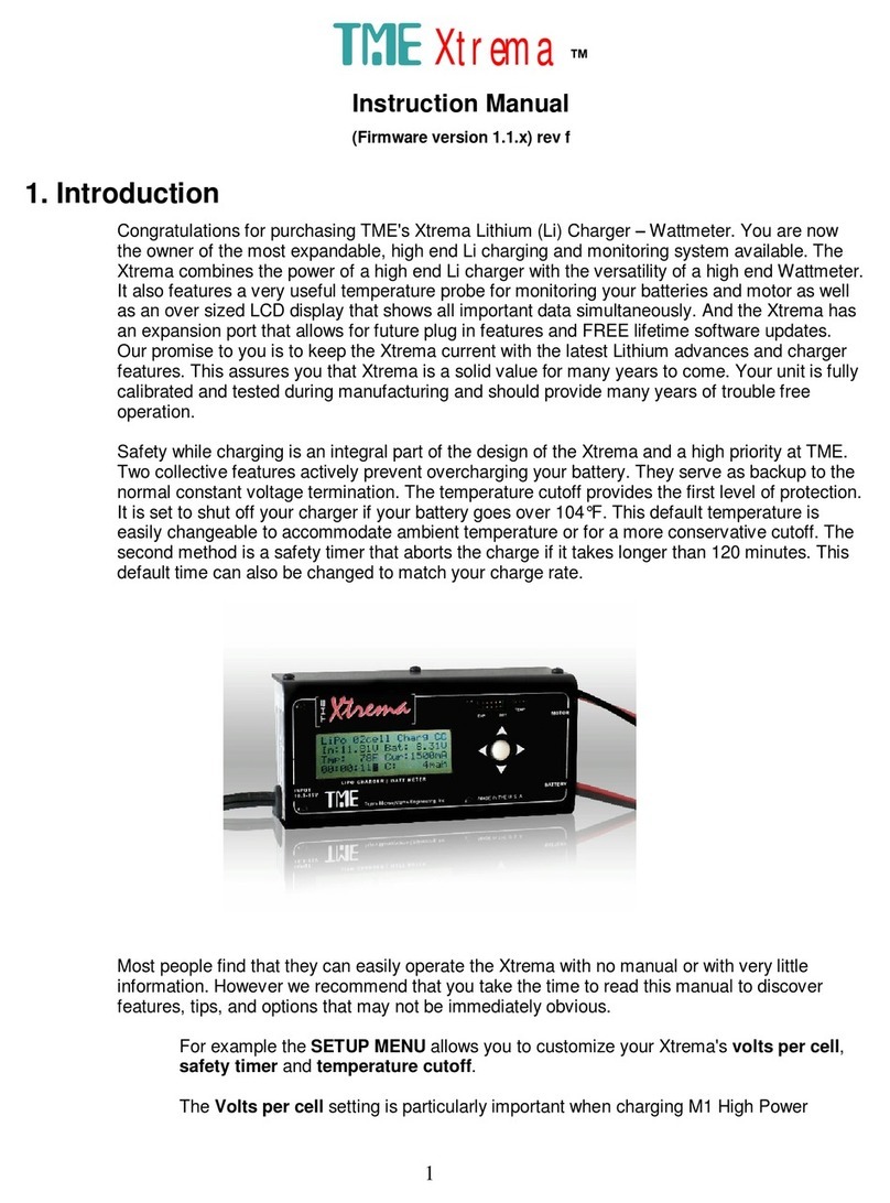 TME Xtrema instruction manual