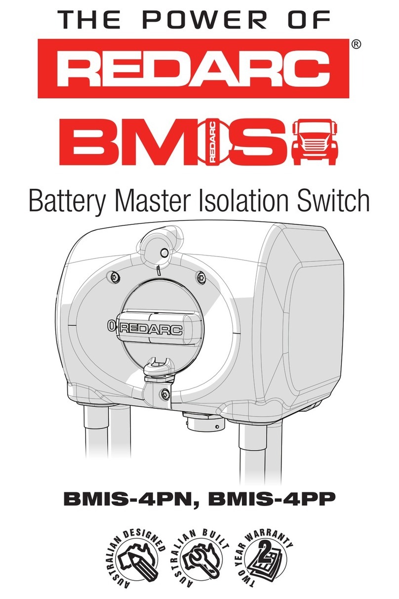 Redarc BMIS series instruction sheet