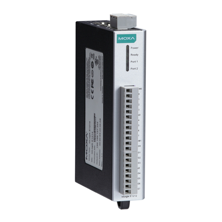 Moxa Technologies ioLogik E1200 Series User manual Moxa Technologies ioLogik E1200 Series User manual