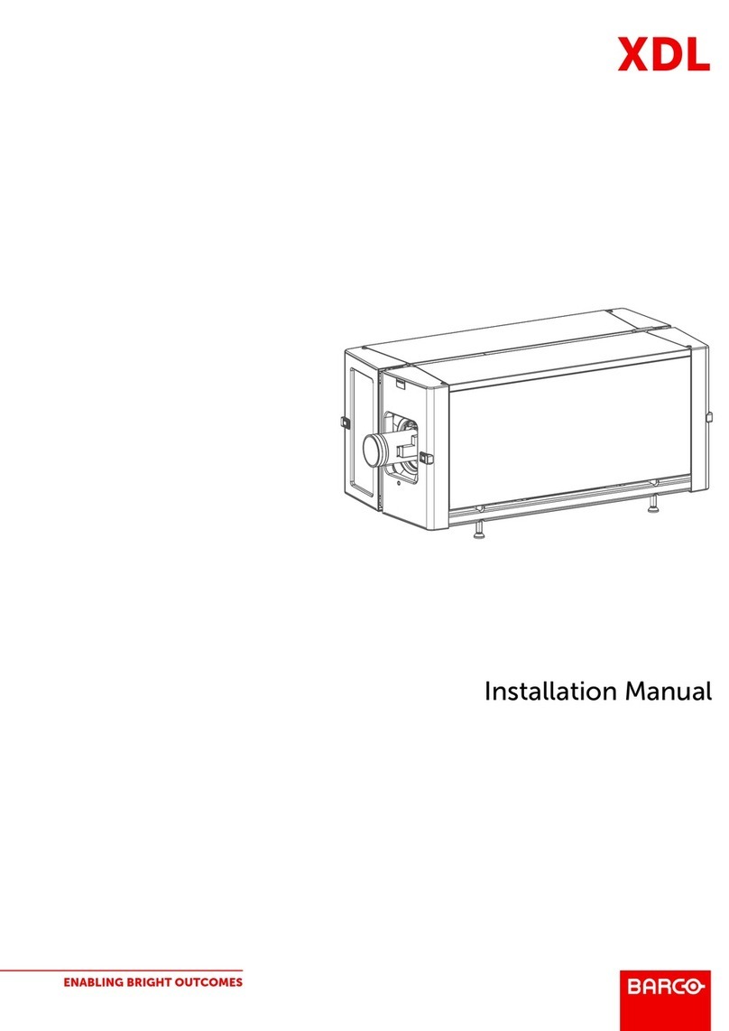 Barco XDL Series User manual