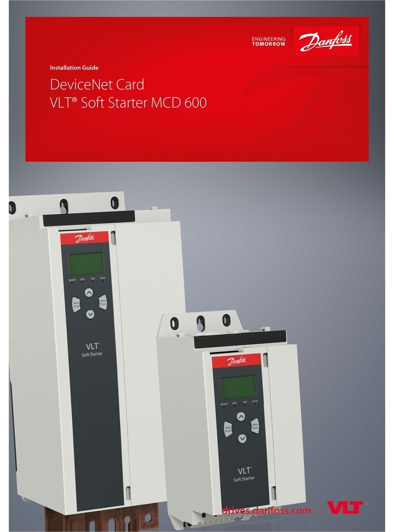 Danfoss VLT Soft Starter MCD 600 installation guide Danfoss VLT Soft Starter MCD 600 installation guide