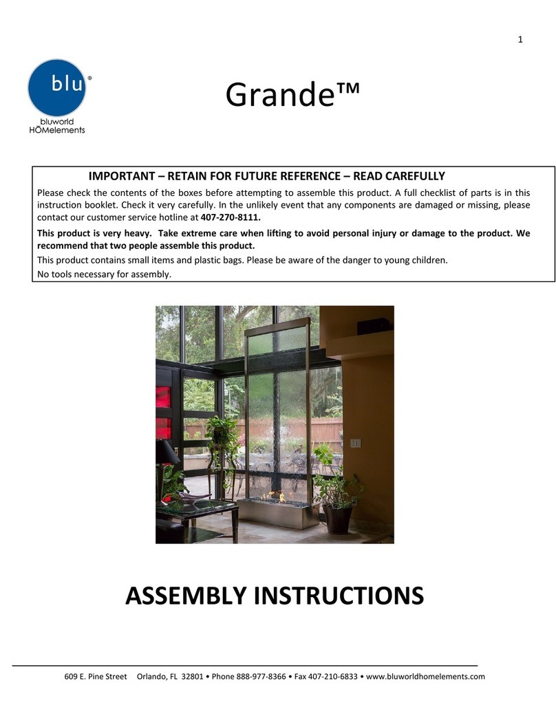 Blu Grande Assembly instructions