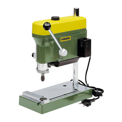 Proxxon TBM 220 User manual
