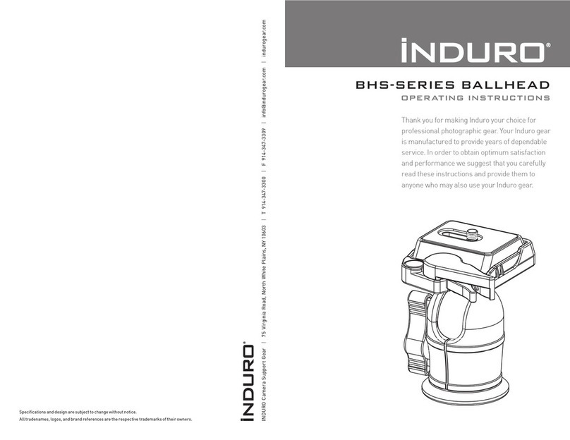 Induro BHS-Series operating instructions