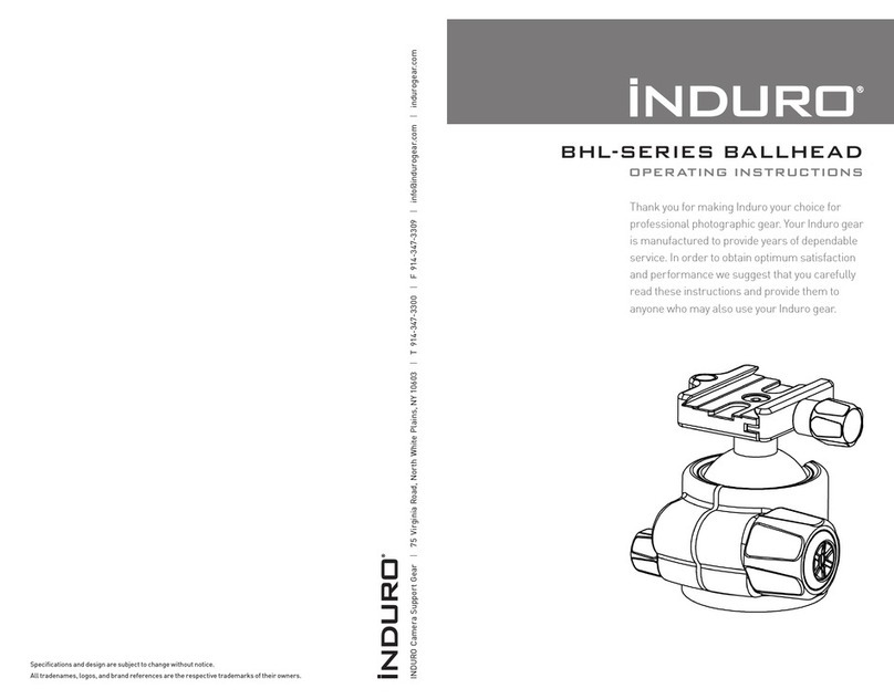 Induro BHL-Series operating instructions