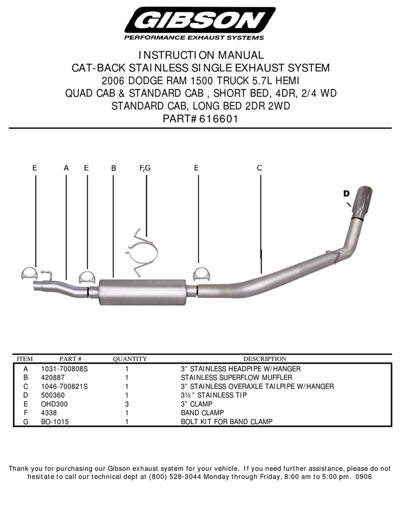 Gibson 616601 User manual